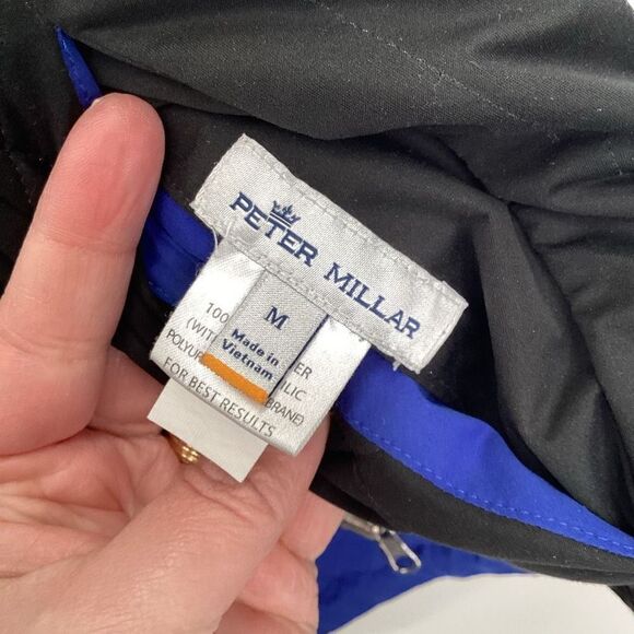 Men's Peter Millar Reversible Golf Vest Royal / black - Medium - Picture 3 of 11